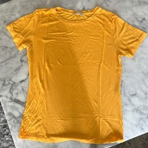 Zara Trafaluc mustard t shirt